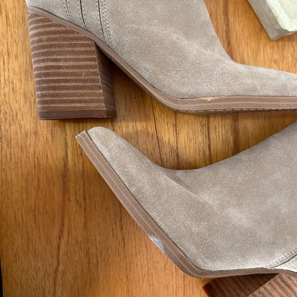Marc Fisher Genuine Suede Booties - Picture 9 of 9